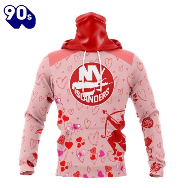 Personalized NHL New York Islanders Special Design For Valentines Day All Over Print Shirt