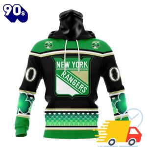 Personalized NHL New York Rangers Specialized Hockey Celebrate St Patrick's Day All Over Print Shirts