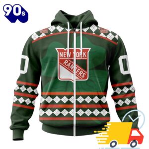 Personalized NHL New York Rangers Specialized Unisex Kits Hockey Celebrate St Patrick's Day All Over Print Shirts