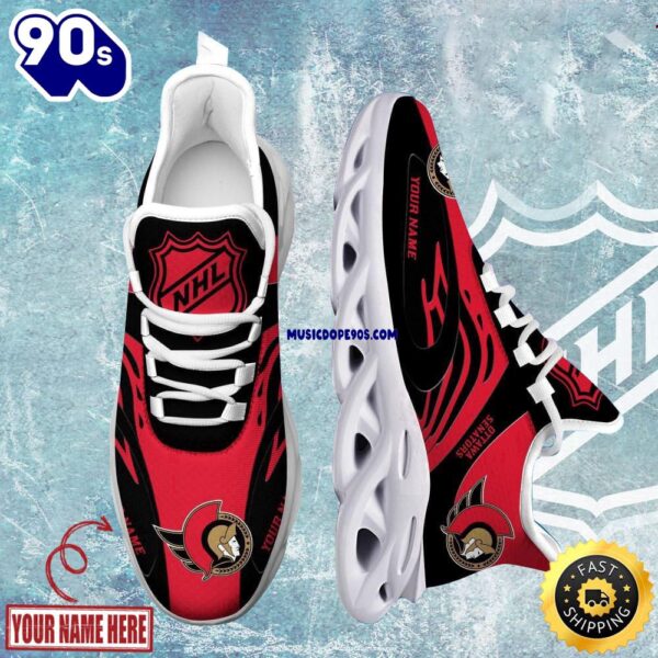 Personalized NHL Ottawa Senators Clunky Max Soul Shoes For Fans