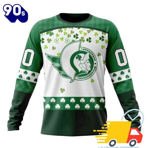 Personalized NHL Ottawa Senators Special Design For St. Patrick Day All Over Print Shirts