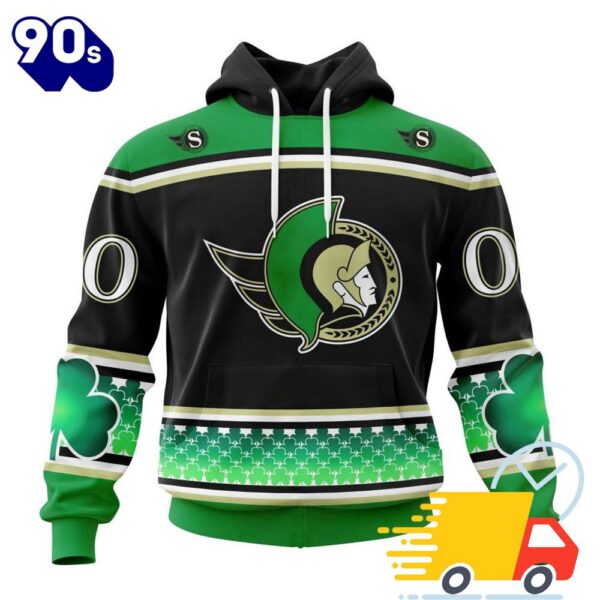 Personalized NHL Ottawa Senators Specialized Hockey Celebrate St Patrick’s Day All Over Print Shirts