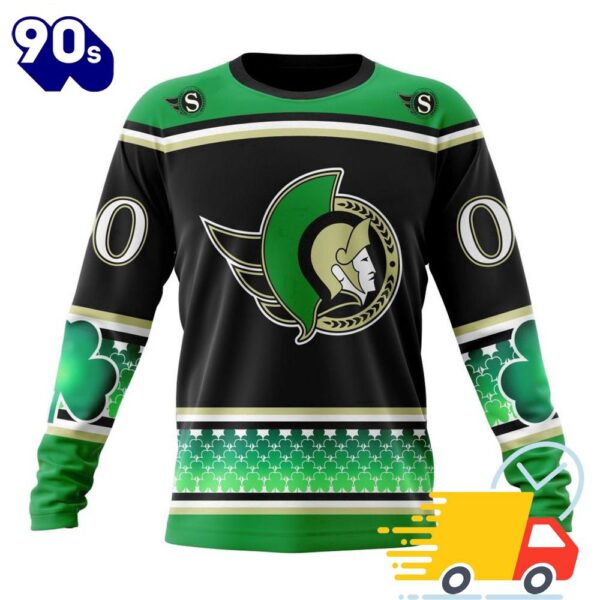 Personalized NHL Ottawa Senators Specialized Hockey Celebrate St Patrick’s Day All Over Print Shirts