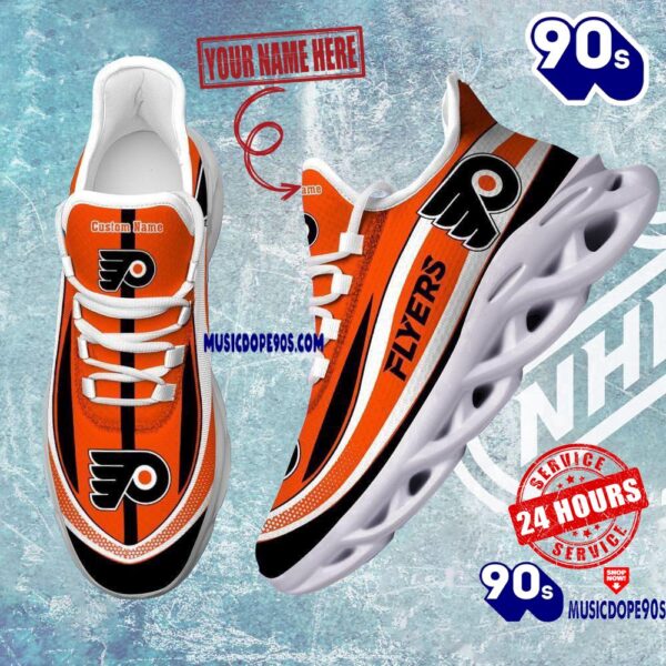 Personalized NHL Philadelphia Flyers Clunky Max Soul Shoes