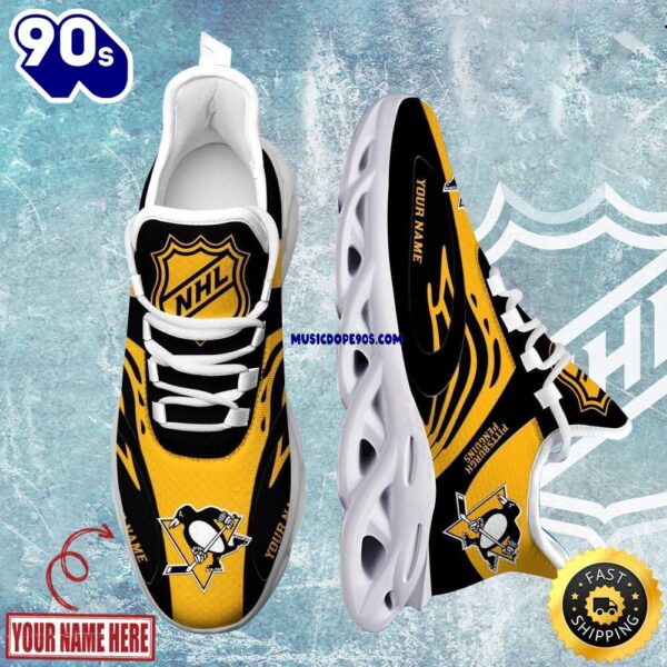 Personalized NHL Pittsburgh Penguins Clunky Max Soul Shoes For Fans