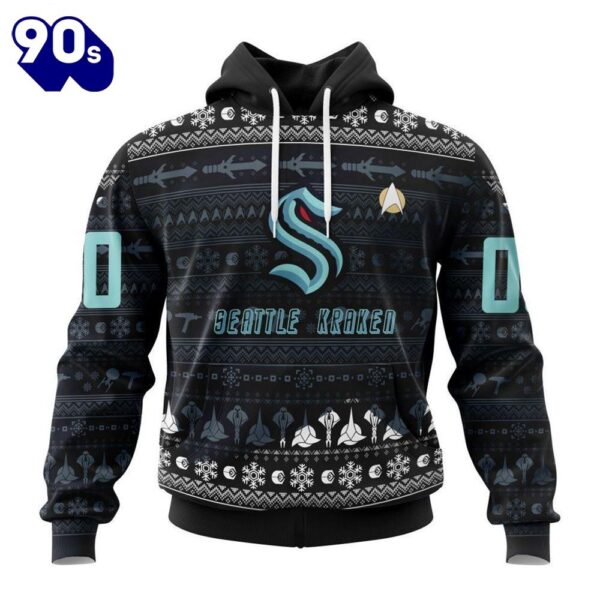 Personalized NHL Seattle Kraken Special Star Trek Design Hoodie