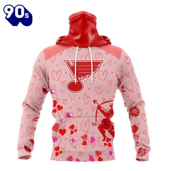 Personalized NHL St. Louis Blues Special Design For Valentines Day All Over Print Shirt