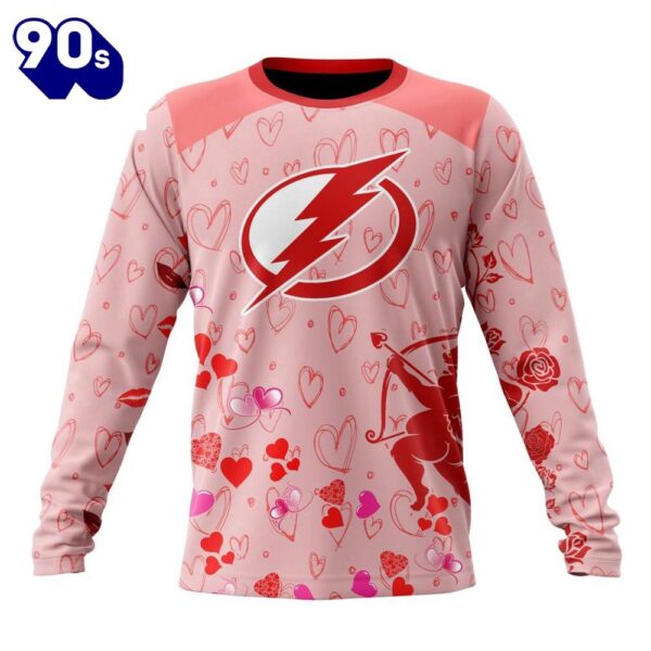 Personalized NHL Tampa Bay Lightning Special Design For Valentines Day All Over Print Shirt