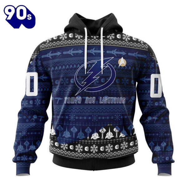 Personalized NHL Tampa Bay Lightning Special Star Trek Design Hoodie