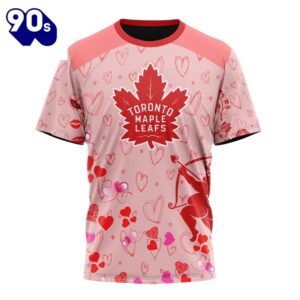 Personalized NHL Toronto Maple Leafs Special Design For Valentines Day All Over Print Shirt