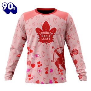 Personalized NHL Toronto Maple Leafs Special Design For Valentines Day All Over Print Shirt