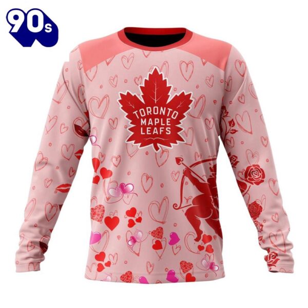 Personalized NHL Toronto Maple Leafs Special Design For Valentines Day All Over Print Shirt