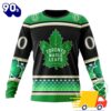 Personalized NHL Toronto Maple Leafs Specialized Hockey Celebrate St Patrick’s Day All Over Print Shirts