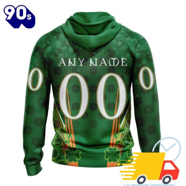 Personalized NHL Vancouver Canucks Full Green Design For St. Patrick’s Day All Over Print Shirts