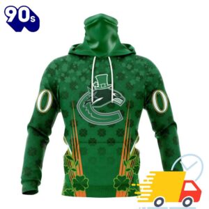 Personalized NHL Vancouver Canucks Full Green Design For St. Patrick's Day All Over Print Shirts