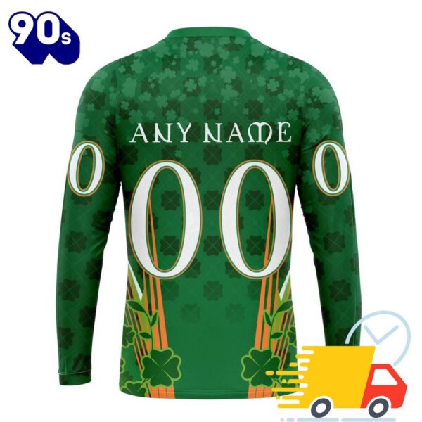 Personalized NHL Vancouver Canucks Full Green Design For St. Patrick’s Day All Over Print Shirts