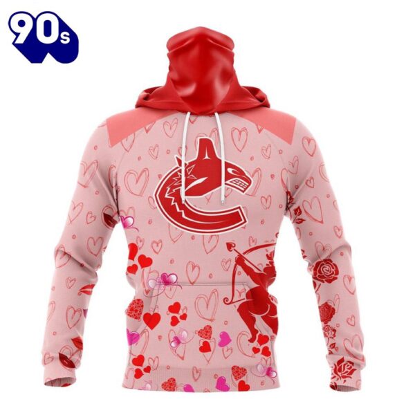 Personalized NHL Vancouver Canucks Special Design For Valentines Day All Over Print Shirt