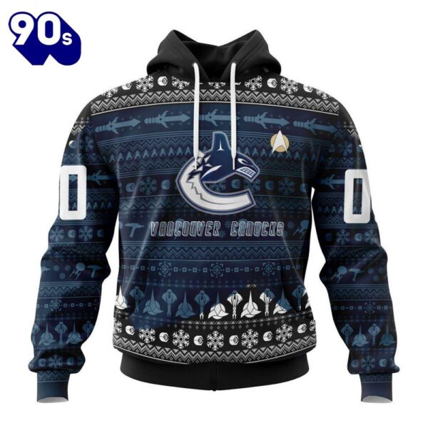 Personalized NHL Vancouver Canucks Special Star Trek Design Hoodie