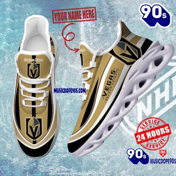 Personalized NHL Vegas Golden Knights Clunky Max Soul Shoes