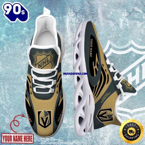 Personalized NHL Vegas Golden Knights Clunky Max Soul Shoes For Fans