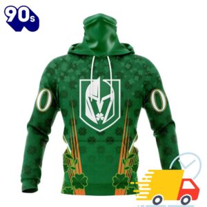 Personalized NHL Vegas Golden Knights Full Green Design For St. Patrick's Day All Over Print Shirts