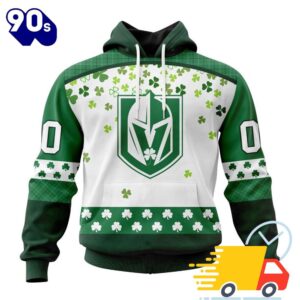 Personalized NHL Vegas Golden Knights Special Design For St. Patrick Day All Over Print Shirts