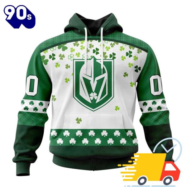 Personalized NHL Vegas Golden Knights Special Design For St. Patrick Day All Over Print Shirts