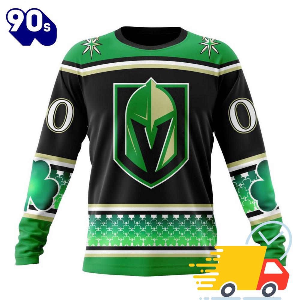 Personalized NHL Vegas Golden Knights Specialized Hockey Celebrate St Patrick's Day All Over Print Shirts Personalized NHL Vegas Golden Knights Specialized Hockey Celebrate St Patrick's Day All Over Print Shirts