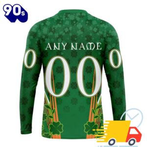 Personalized NHL Washington Capitals Full Green Design For St. Patrick's Day All Over Print Shirts