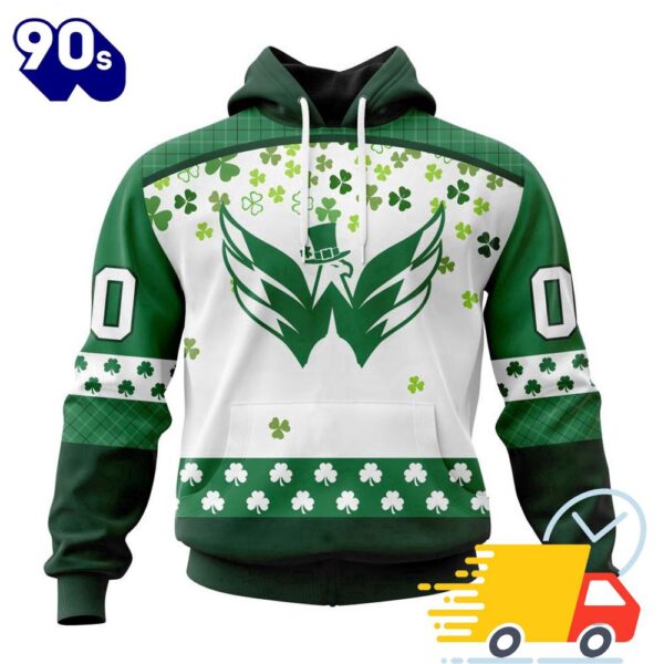 Personalized NHL Washington Capitals Special Design For St. Patrick Day All Over Print Shirts