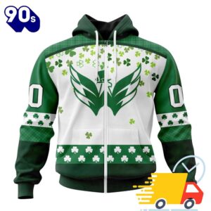 Personalized NHL Washington Capitals Special Design For St. Patrick Day All Over Print Shirts