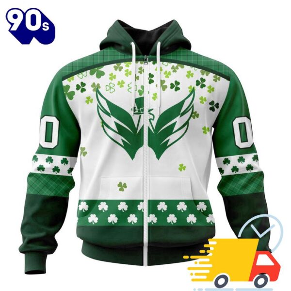 Personalized NHL Washington Capitals Special Design For St. Patrick Day All Over Print Shirts