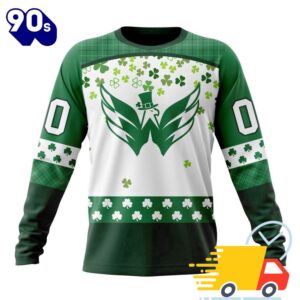Personalized NHL Washington Capitals Special Design For St. Patrick Day All Over Print Shirts