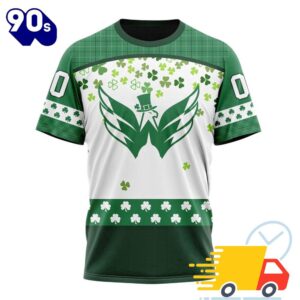Personalized NHL Washington Capitals Special Design For St. Patrick Day All Over Print Shirts