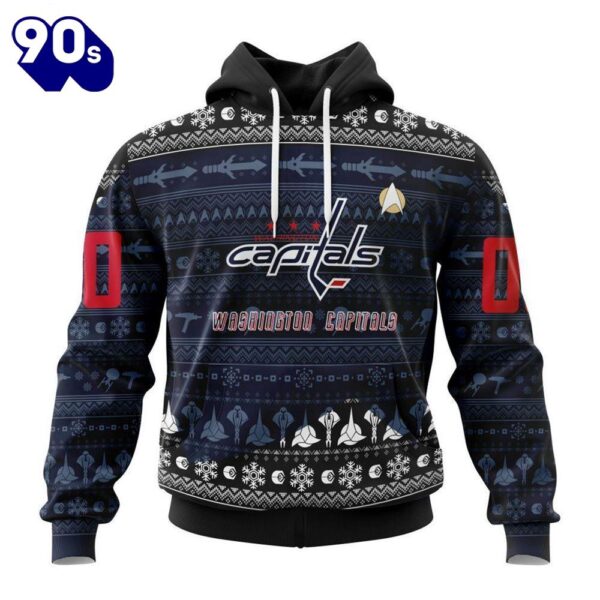 Personalized NHL Washington Capitals Special Star Trek Design Hoodie