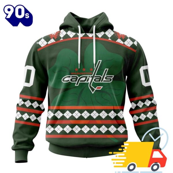 Personalized NHL Washington Unisex Kitsitals Specialized Unisex Kits Hockey Celebrate St Patrick’s Day All Over Print Shirts