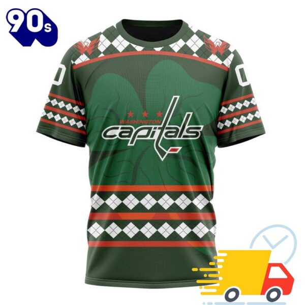 Personalized NHL Washington Unisex Kitsitals Specialized Unisex Kits Hockey Celebrate St Patrick’s Day All Over Print Shirts