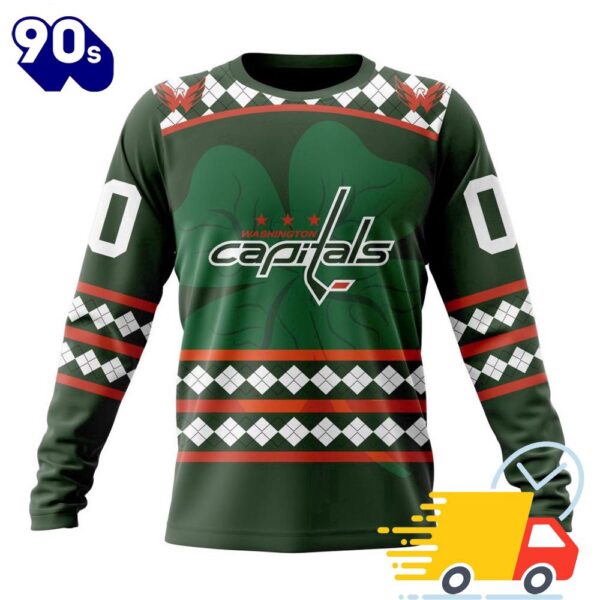 Personalized NHL Washington Unisex Kitsitals Specialized Unisex Kits Hockey Celebrate St Patrick’s Day All Over Print Shirts