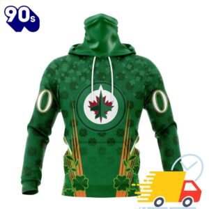 Personalized NHL Winnipeg Jets Full Green Design For St. Patrick's Day All Over Print Shirts