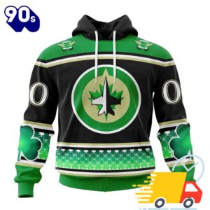 Personalized NHL Winnipeg Jets Specialized Hockey Celebrate St Patrick's Day All Over Print Shirts