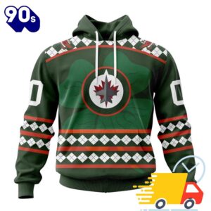 Personalized NHL Winnipeg Jets Specialized Unisex Kits Hockey Celebrate St Patrick's Day All Over Print Shirts