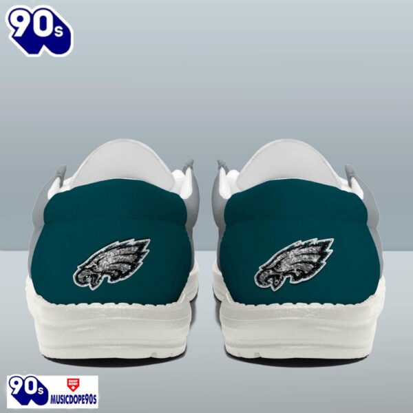 Personalized Philadelphia Eagles NFL 32 Teams HeyDude Canvas Loafer Shoes