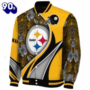 Personalized Pittsburgh Steelers Floral Print…