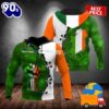 Personalized St Patrick Strong Hand Green 3D Pattern Hoodie 2025