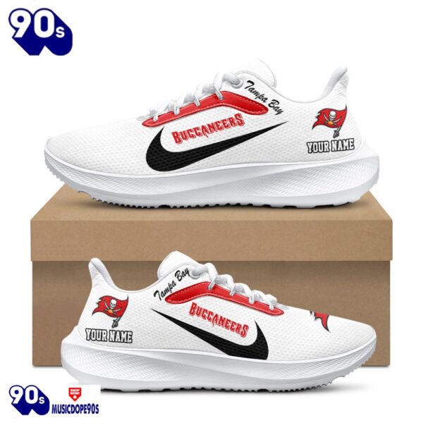 Personalized Tampa Bay Buccaneers Nike Running Sneakers