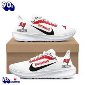 Personalized Tampa Bay Buccaneers Nike Running Sneakers