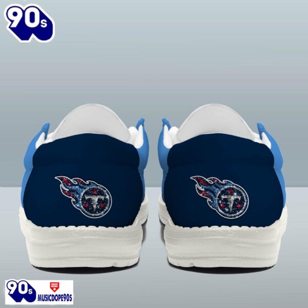 Personalized Tennessee Titans NFL 32 Teams HeyDude Canvas Loafer Shoes