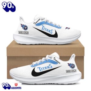 Personalized Tennessee Titans Nike Running Sneakers