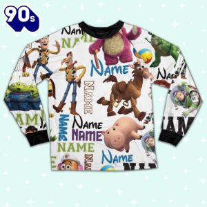 Personalized Toy Story Pajamas Set - Movie Cartoon Holiday Pajamas