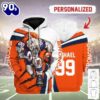 Personalized Unisex Tracksuit Hoodies Denver Broncos Football Team 3D Apparel